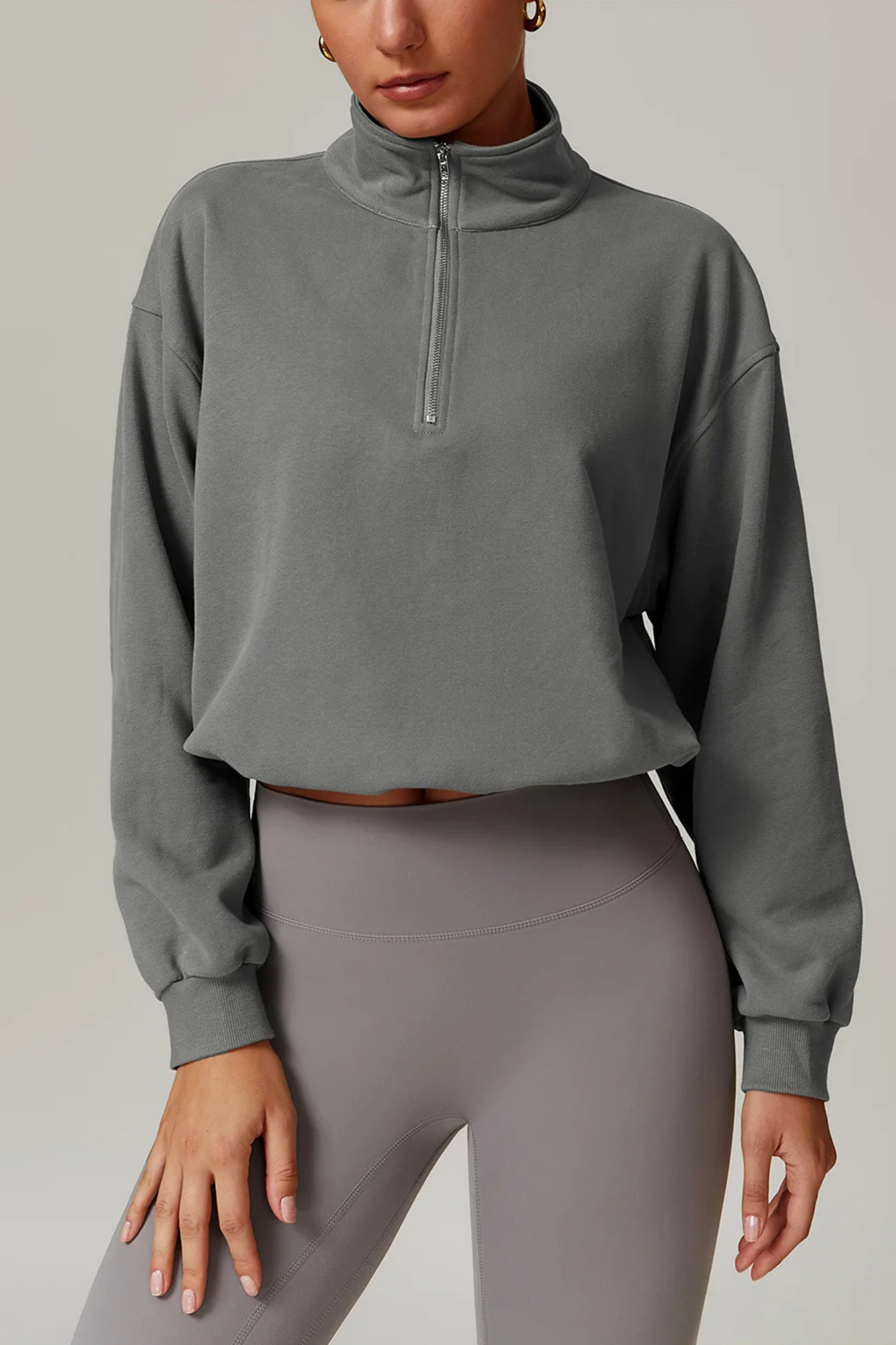 Aria Half Zip Sweater