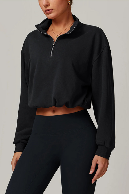 Aria Half Zip Sweater