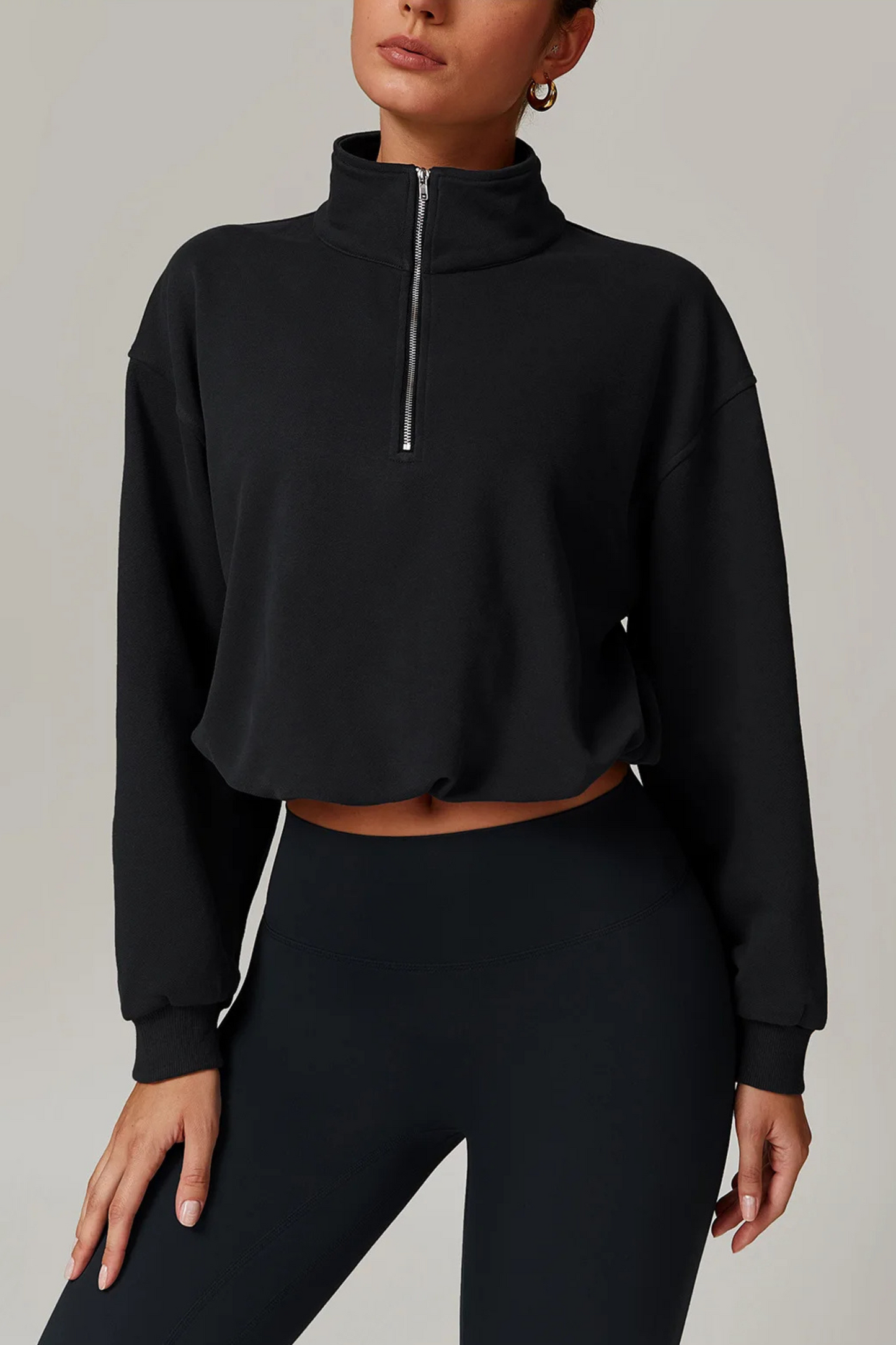 Aria Half Zip Sweater